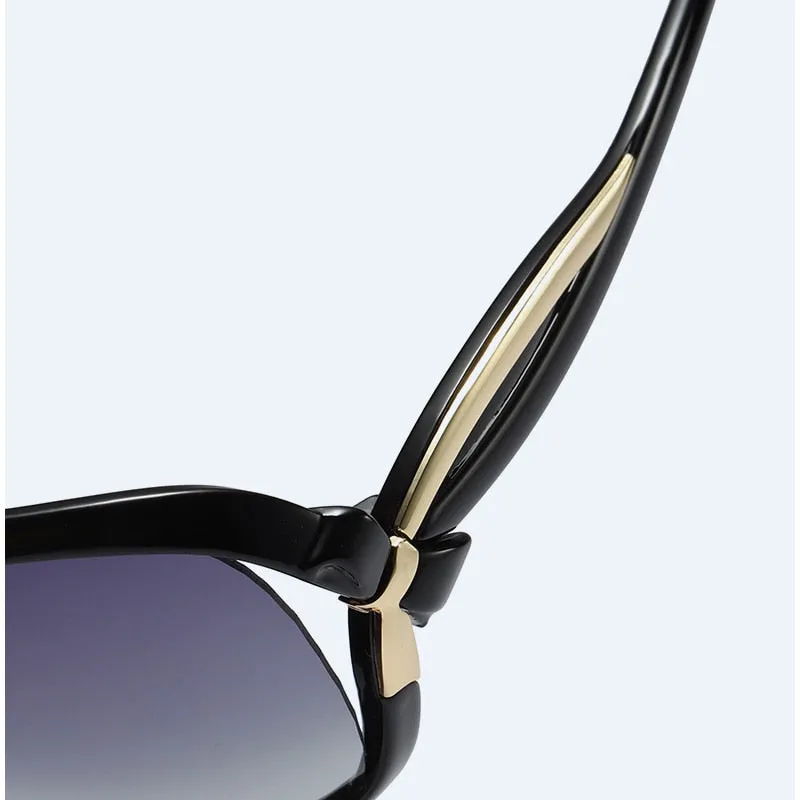 Women's Butterfly Style Polarized UV400 Mirror Driving Travel Sunglasses
