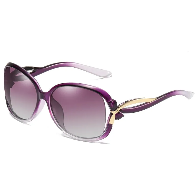 Women's Butterfly Style Polarized UV400 Mirror Driving Travel Sunglasses