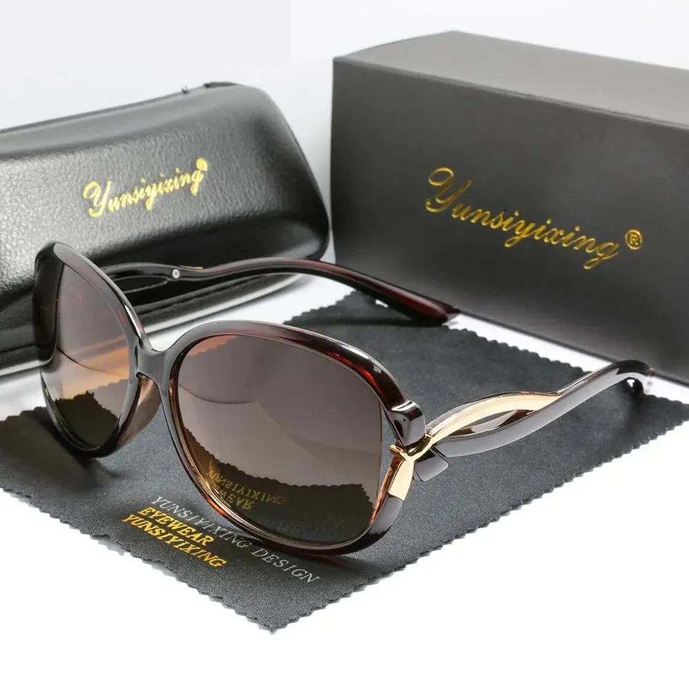 Women's Butterfly Style Polarized UV400 Mirror Driving Travel Sunglasses