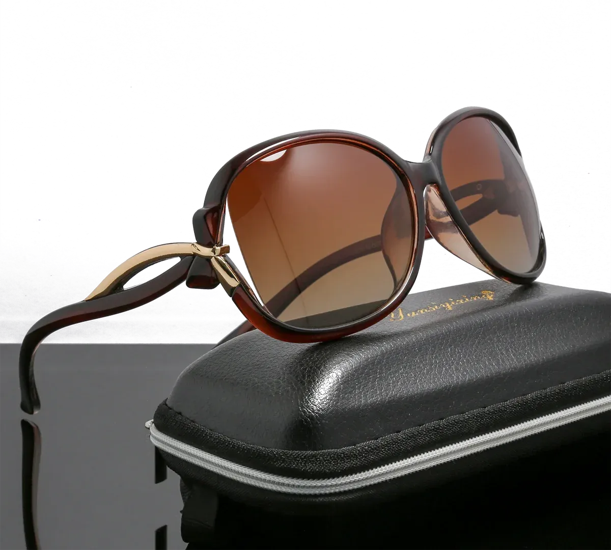 Women's Butterfly Style Polarized UV400 Mirror Driving Travel Sunglasses