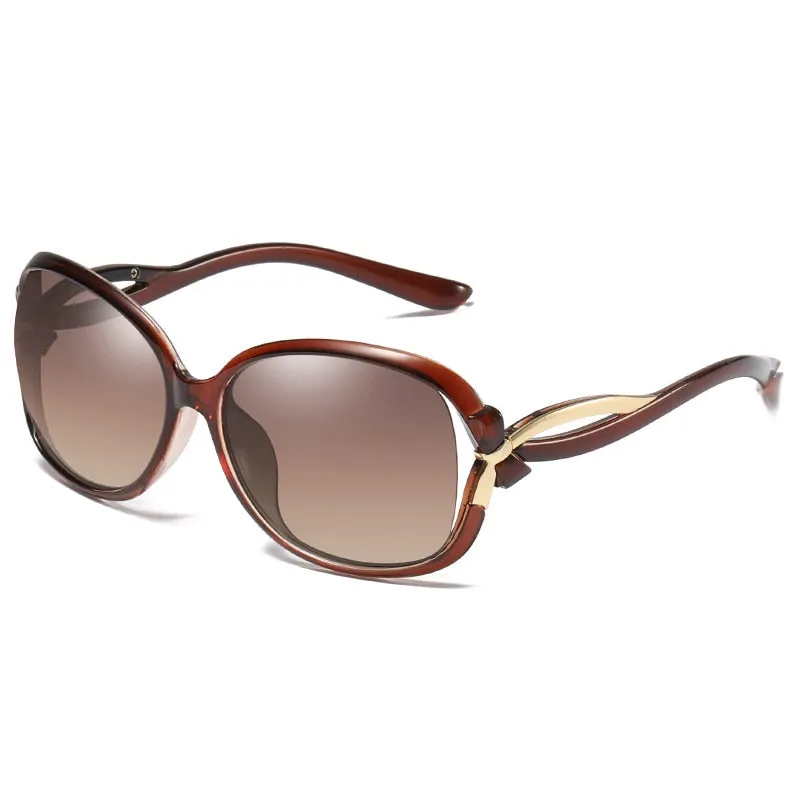 Women's Butterfly Style Polarized UV400 Mirror Driving Travel Sunglasses