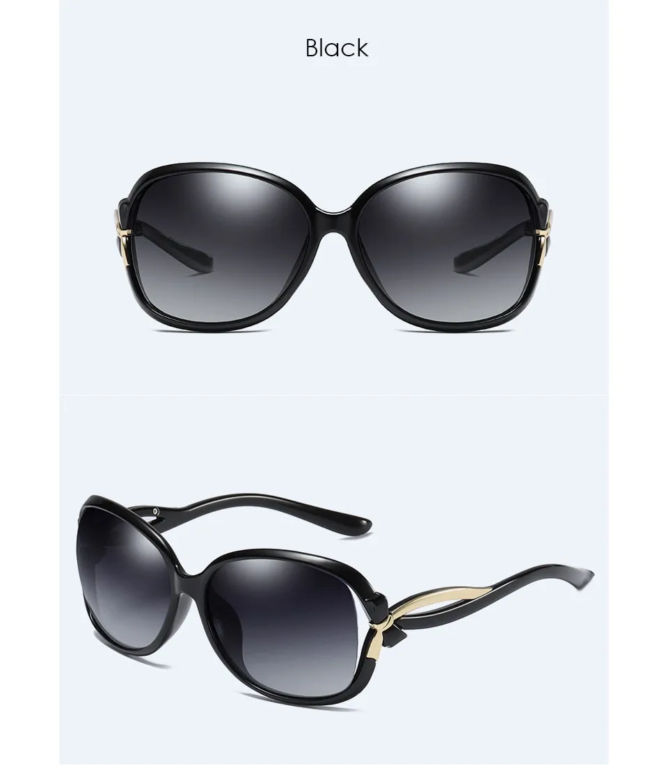 Women's Butterfly Style Polarized UV400 Mirror Driving Travel Sunglasses
