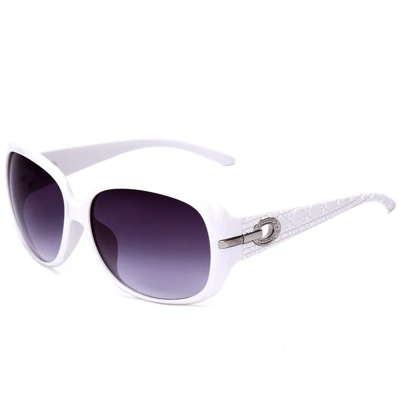 Women's Elegant Sunglasses Fashion Gradient Sunglass Metal Crystal Decoration Sun Glasses For Women Sun Eyewear Brand Designer