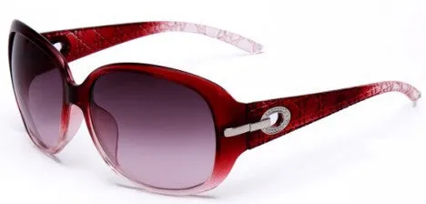 Women's Elegant Sunglasses Fashion Gradient Sunglass Metal Crystal Decoration Sun Glasses For Women Sun Eyewear Brand Designer