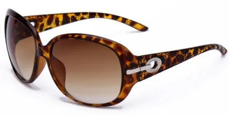 Women's Elegant Sunglasses Fashion Gradient Sunglass Metal Crystal Decoration Sun Glasses For Women Sun Eyewear Brand Designer