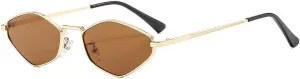 Women's Metal Frame Sunglasses Vintage Multicolor Shades Fashion Personality Sun Glasses UV400