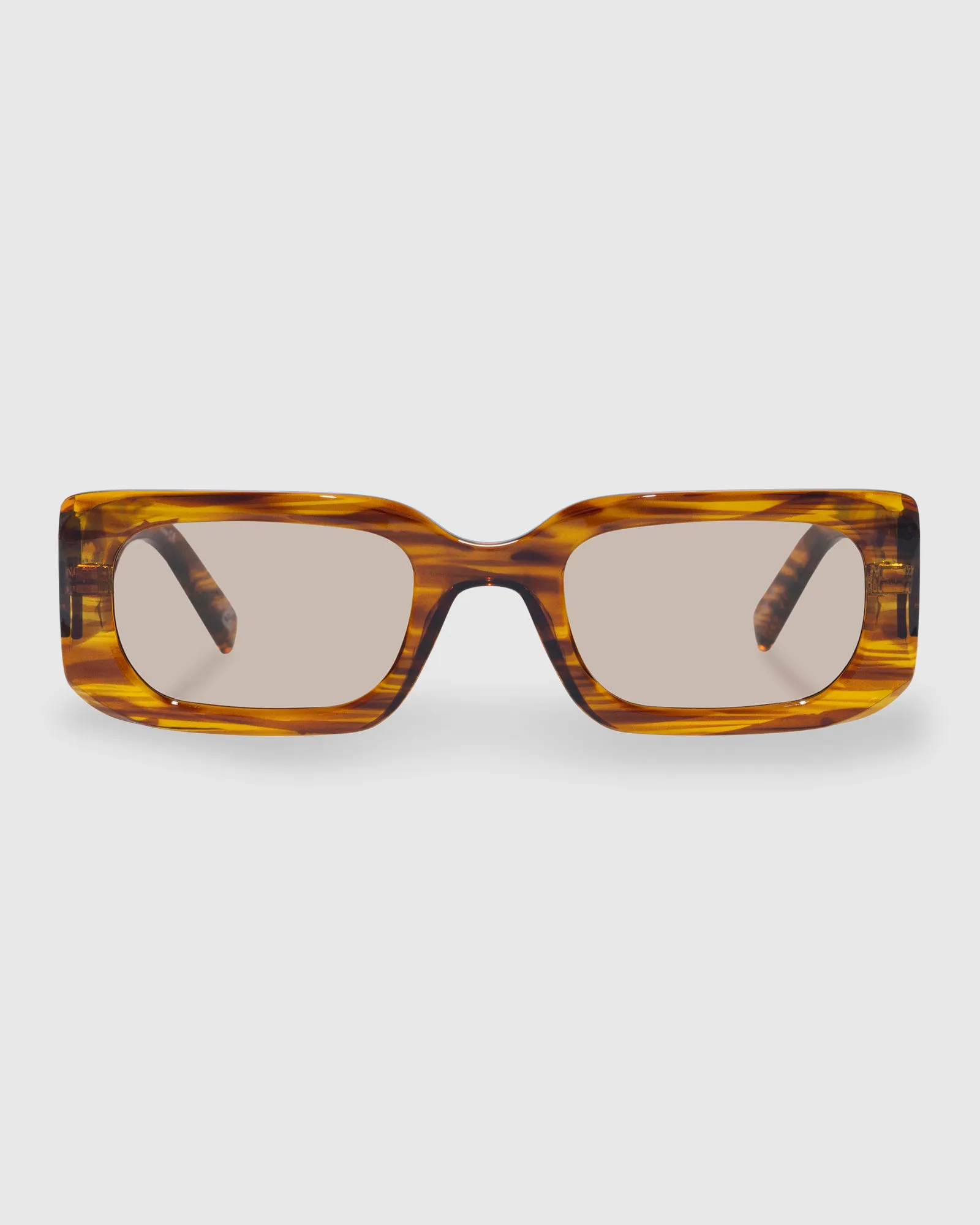 Womens Rippled Rebel Square Sunglasses