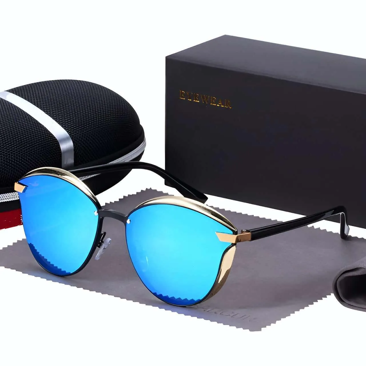 Women's Round Fashion Polarized Sunglasses