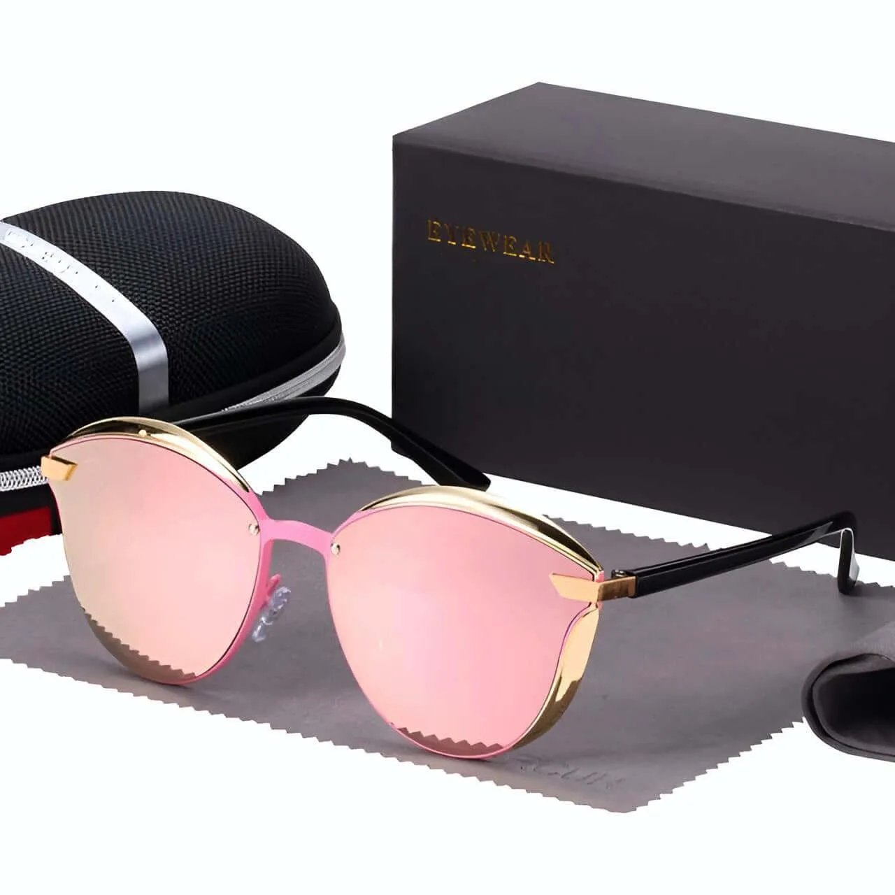 Women's Round Fashion Polarized Sunglasses