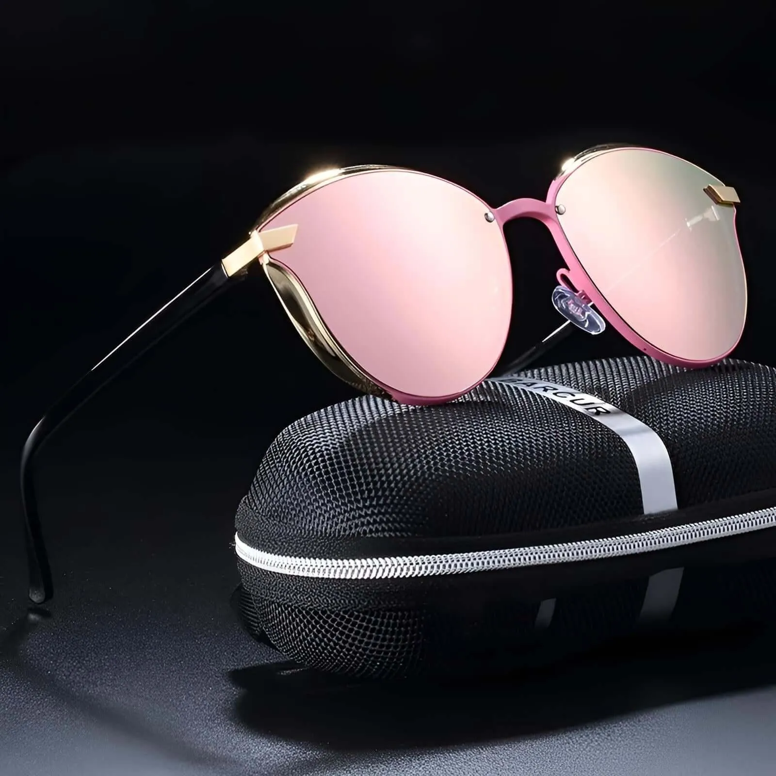 Women's Round Fashion Polarized Sunglasses