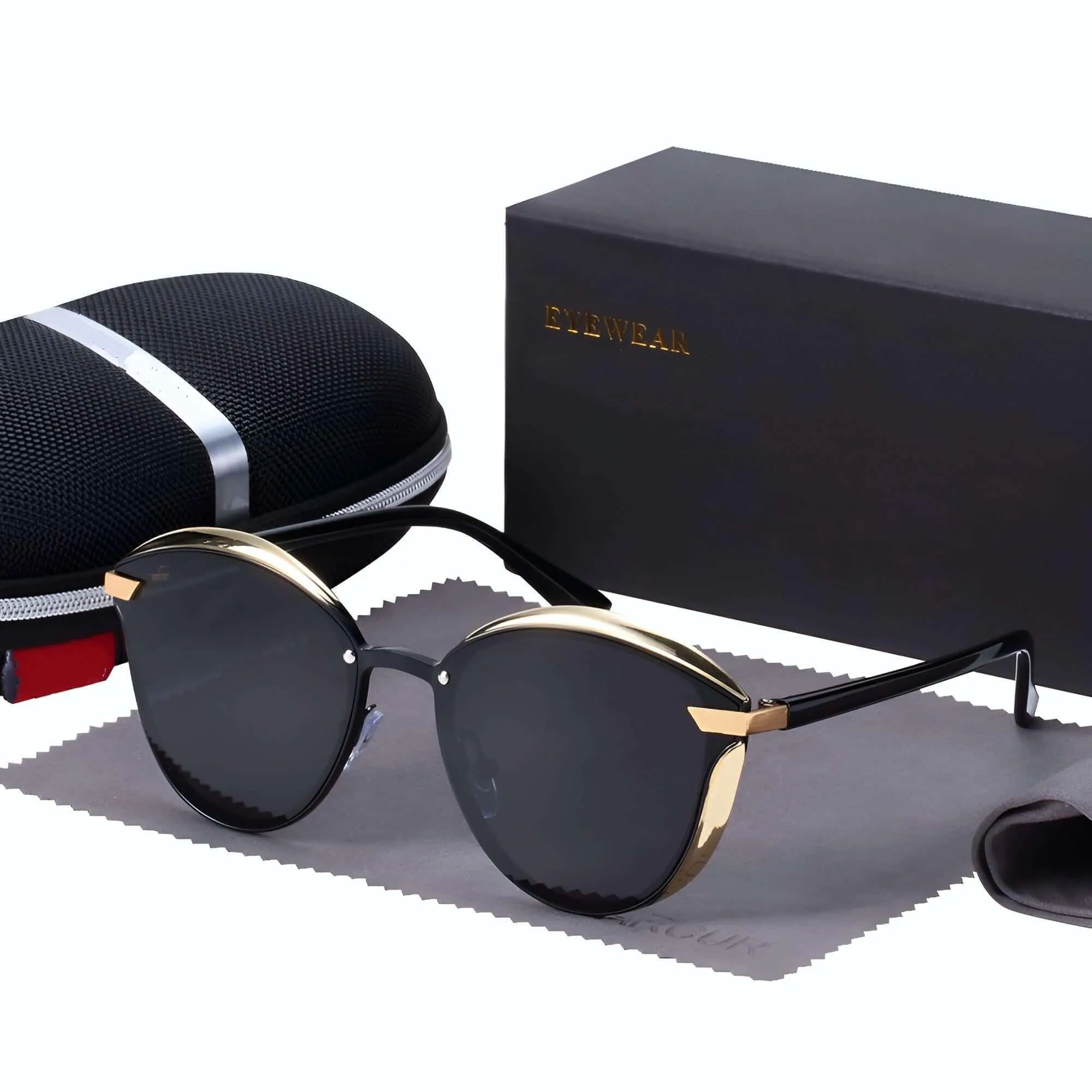 Women's Round Fashion Polarized Sunglasses