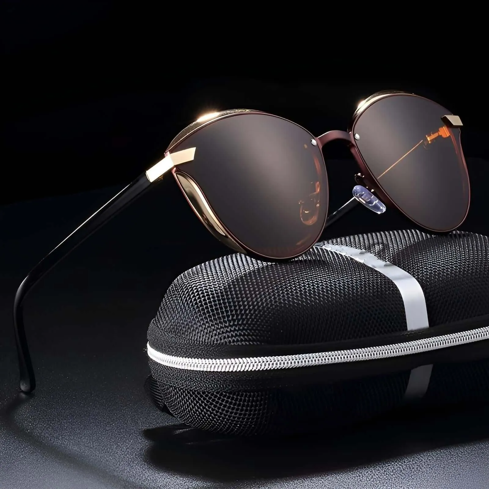 Women's Round Fashion Polarized Sunglasses