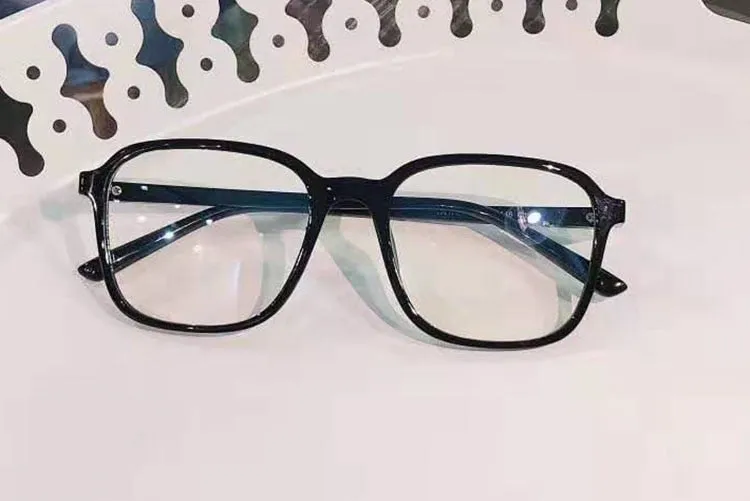 Women's Square TR90 Resin Full Rim Titanium Frame Eyeglasses 1734
