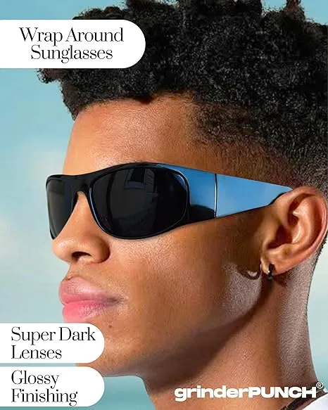 Wrap AroundSunglasses (Black)