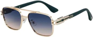 XSJGHLM-Oversized Metal Frame Sunglasses Men Big Frame Luxury Vintage Sun Glasses For Male Classic Eyewear Shades