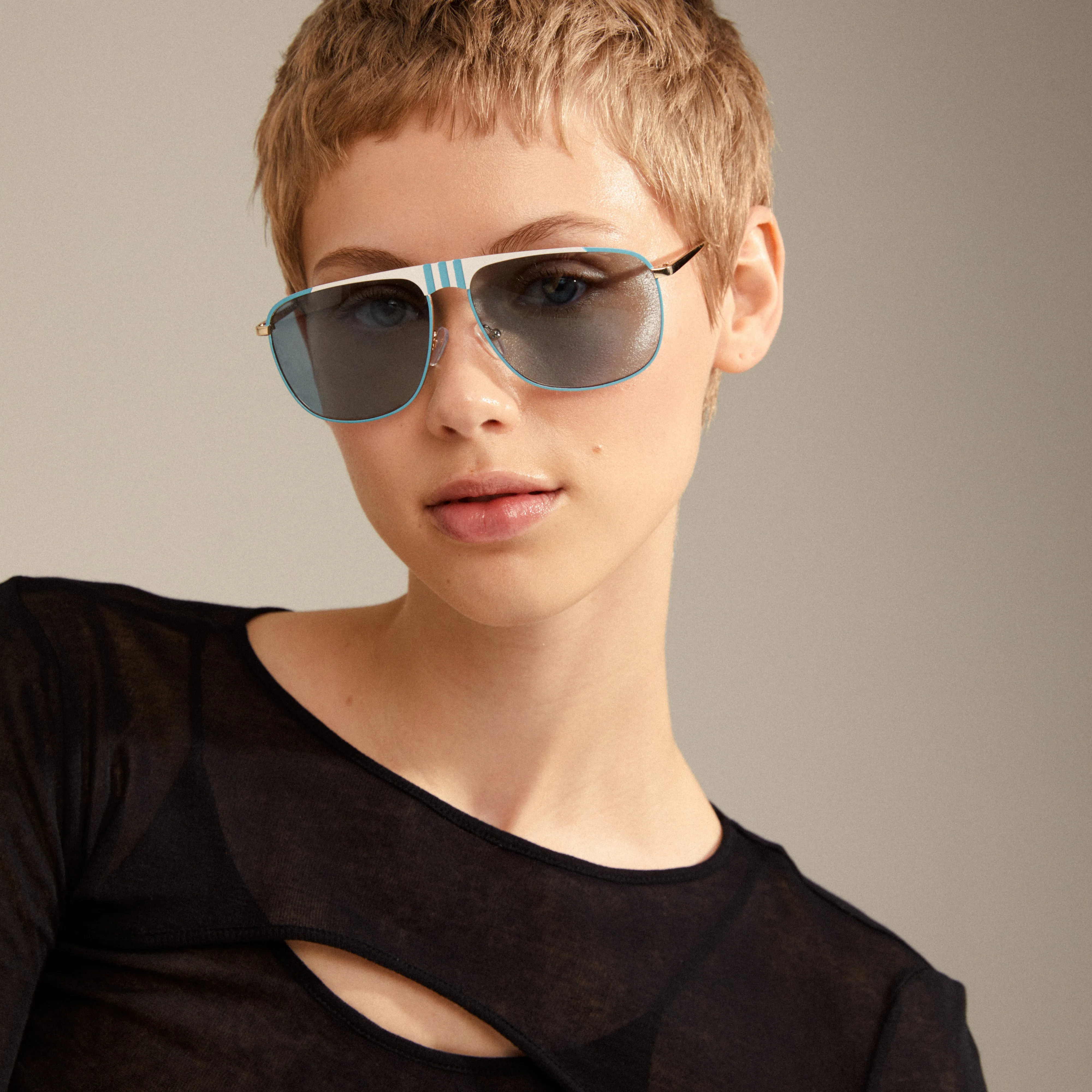 YANARA sunglasses blue/gold