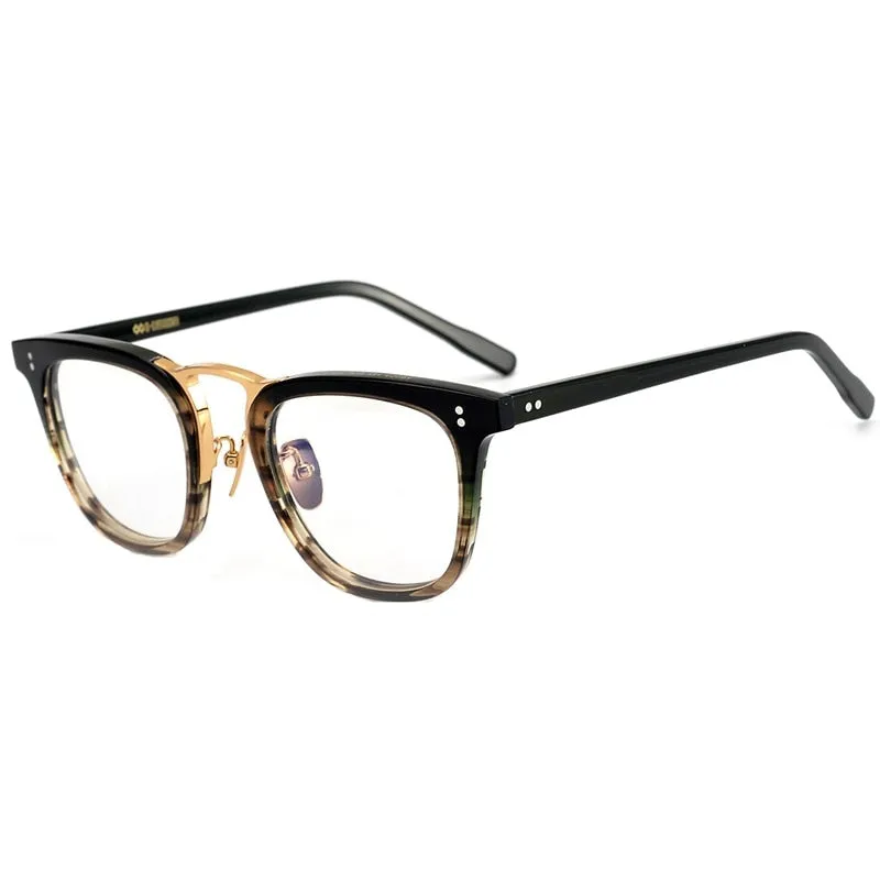 Yimaruili Men's Full Rim Acetate Frame Eyeglasses Y001