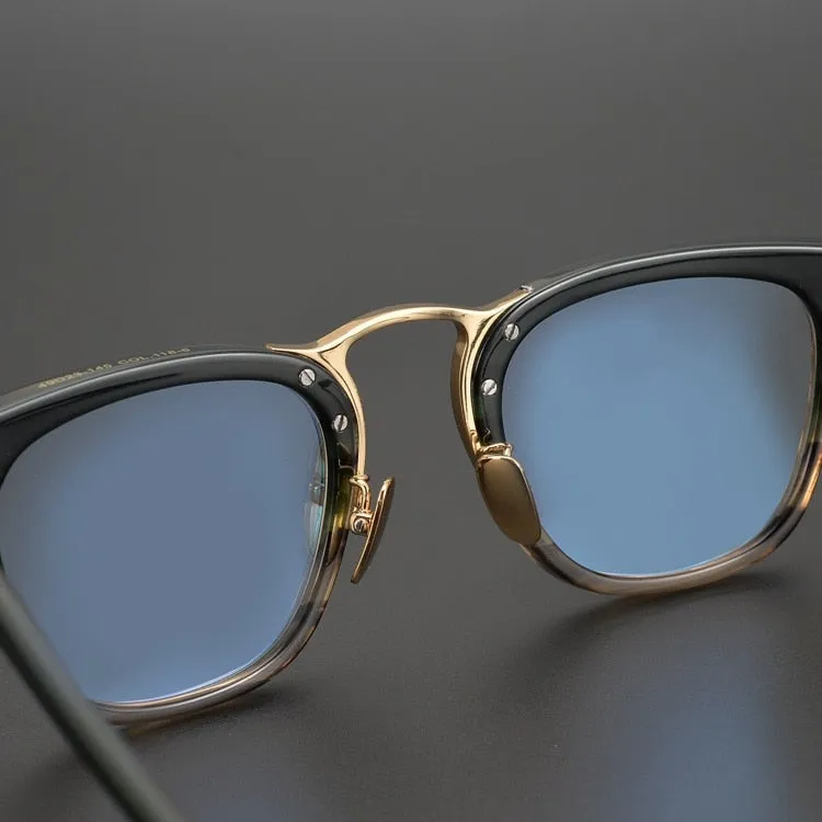 Yimaruili Men's Full Rim Acetate Frame Eyeglasses Y001