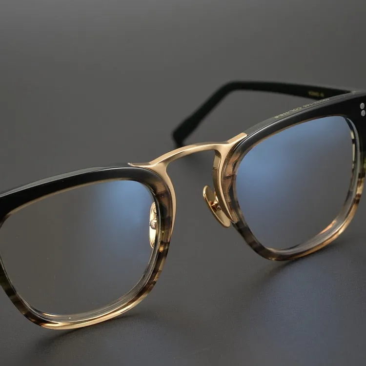 Yimaruili Men's Full Rim Acetate Frame Eyeglasses Y001