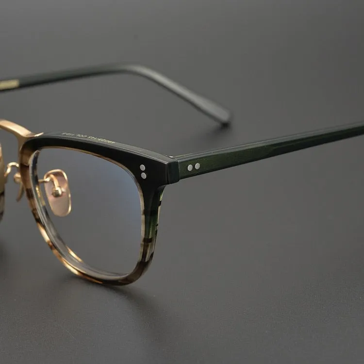 Yimaruili Men's Full Rim Acetate Frame Eyeglasses Y001