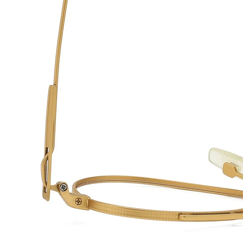Yimaruili Unisex Full Rim Square Titanium Eyeglasses DLX102