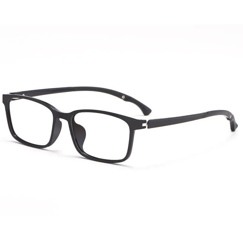 Yimaruili Unisex Full Rim Square Tr 90 Adjustable Temple Eyeglasses 5106