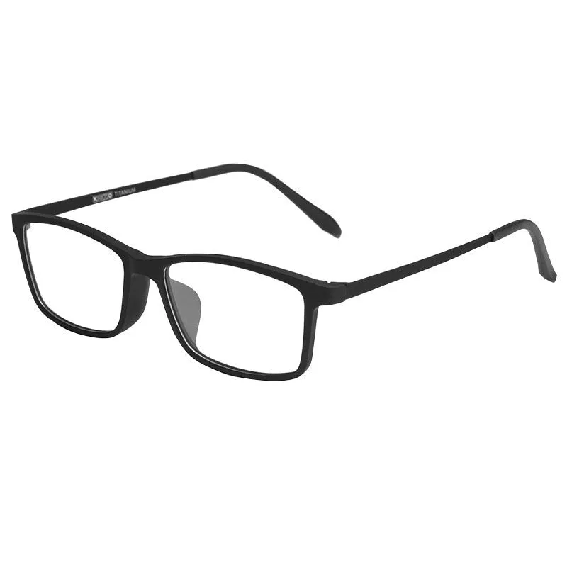 Yimaruili Unisex Full Rim Square Tr 90 Titanium Eyeglasses HR3048