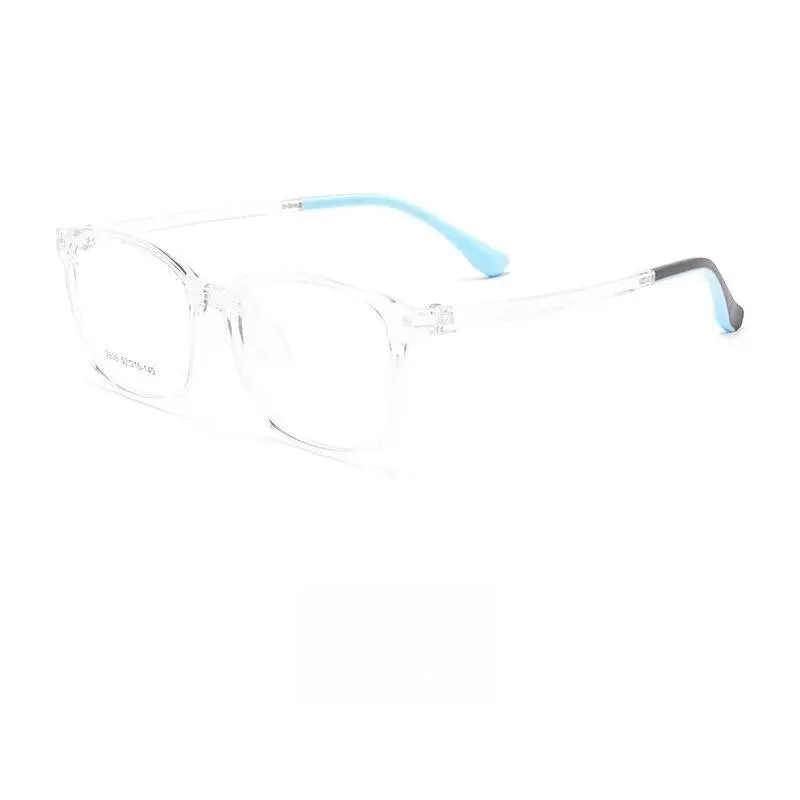 Yimaruili Unisex Youth Full Rim Square Tr 90 Eyeglasses 2606et
