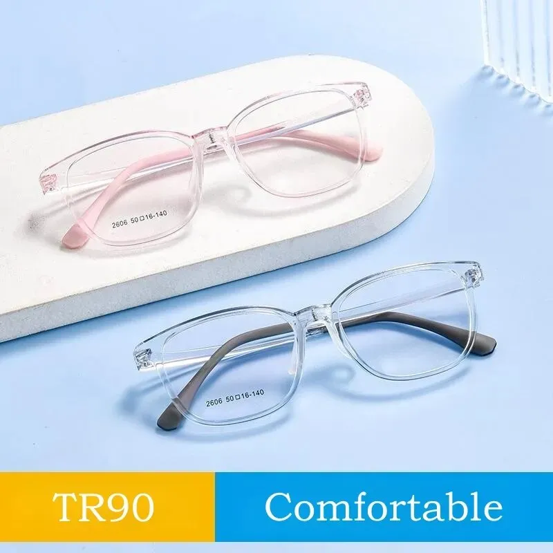 Yimaruili Unisex Youth Full Rim Square Tr 90 Eyeglasses 2606et