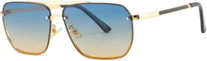 YLDMSDDB-Metal Frame Sunglasses Polarized Anti-ultraviolet UV400 Casual Sunglasses