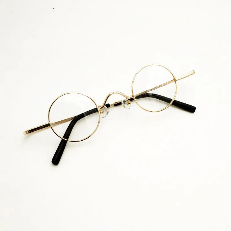 Yujo Unisex Full Rim Small Round Alloy Reading Glasses 811001