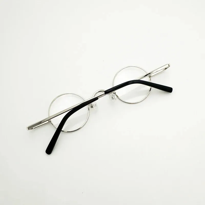 Yujo Unisex Full Rim Small Round Alloy Reading Glasses 811001