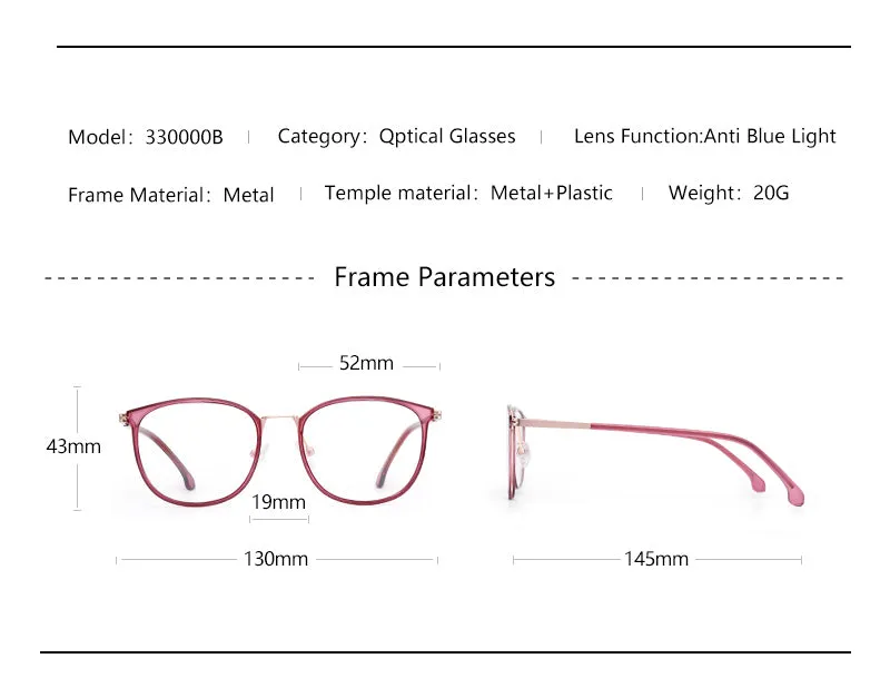 Zenottic Blue Light Blocking Glasses Maria