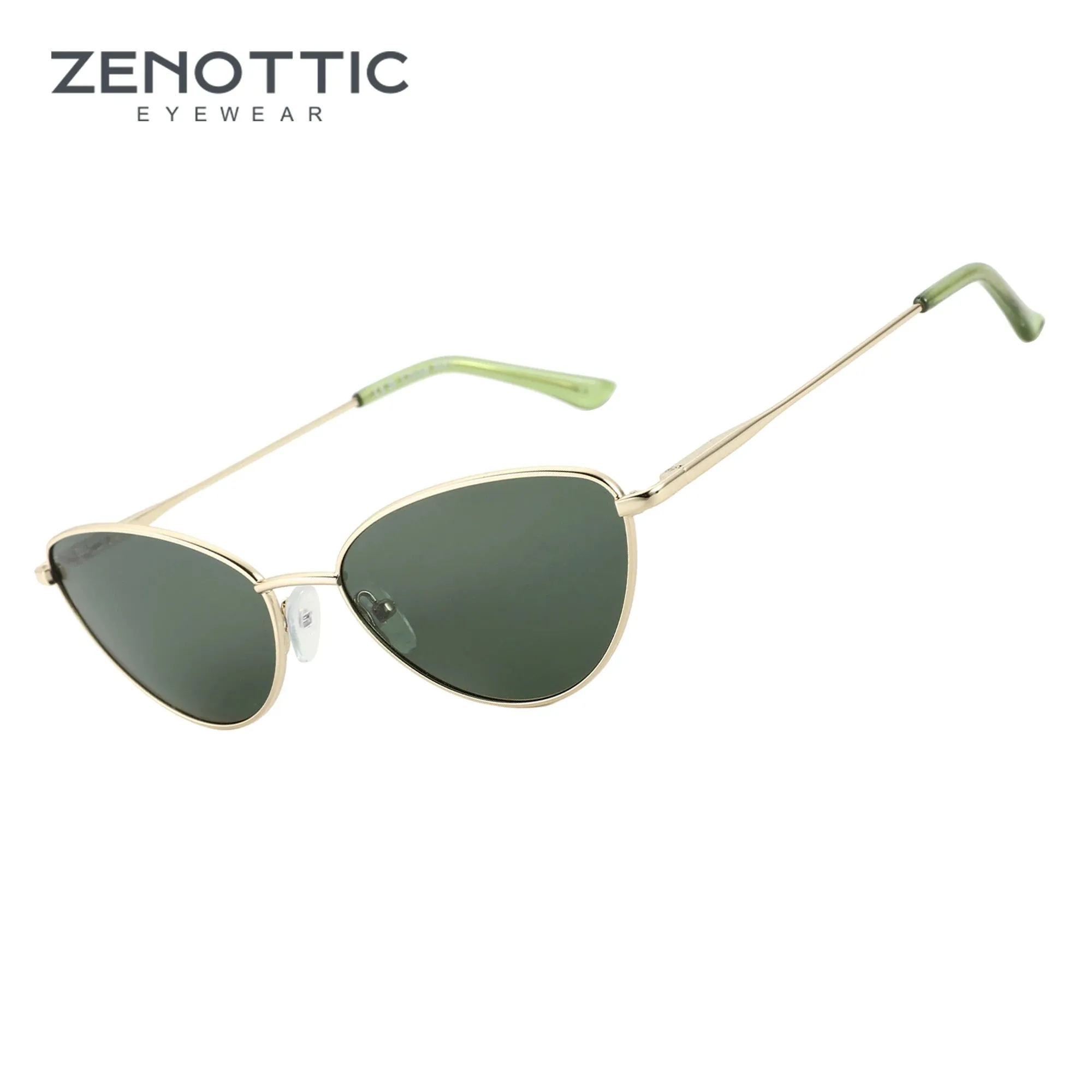 ZENOTTIC Vintage Cat Eye Sunglasses Polarized UV Protection