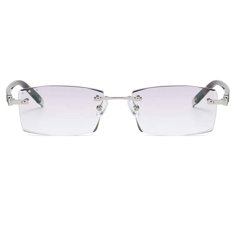 Zirosat 58050 Unisex Eyeglasses Alloy Titanium Rimless