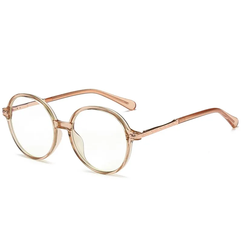Zirosat Children's Unisex Full Rim Round Tr 90 Alloy Eyeglasses 20201