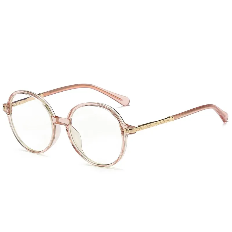 Zirosat Children's Unisex Full Rim Round Tr 90 Alloy Eyeglasses 20201