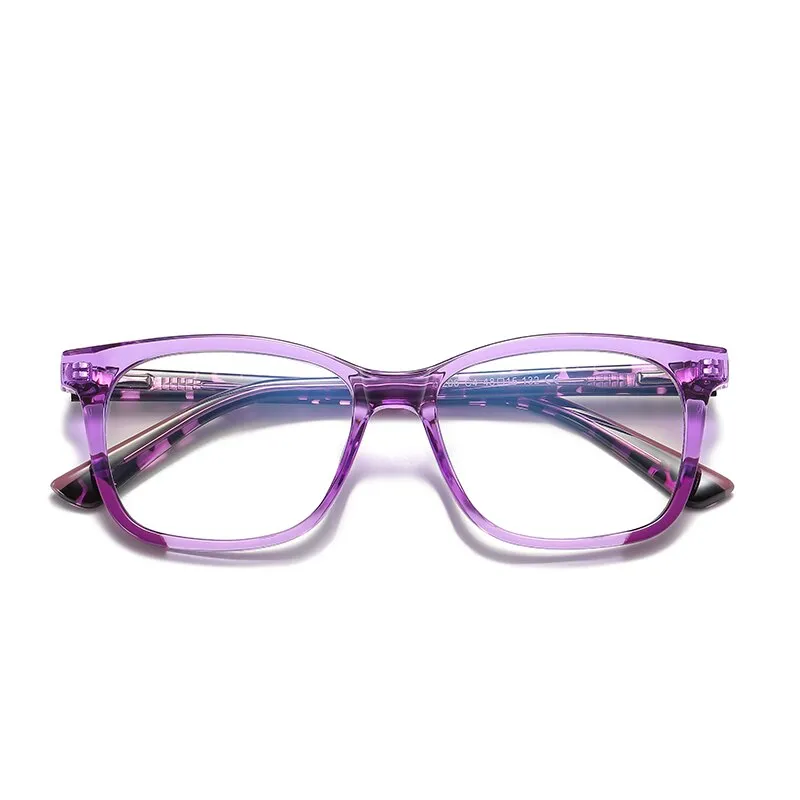 Zirosat Children's Unisex Full Rim Square Tr 90   Cp Eyeglasses 20206