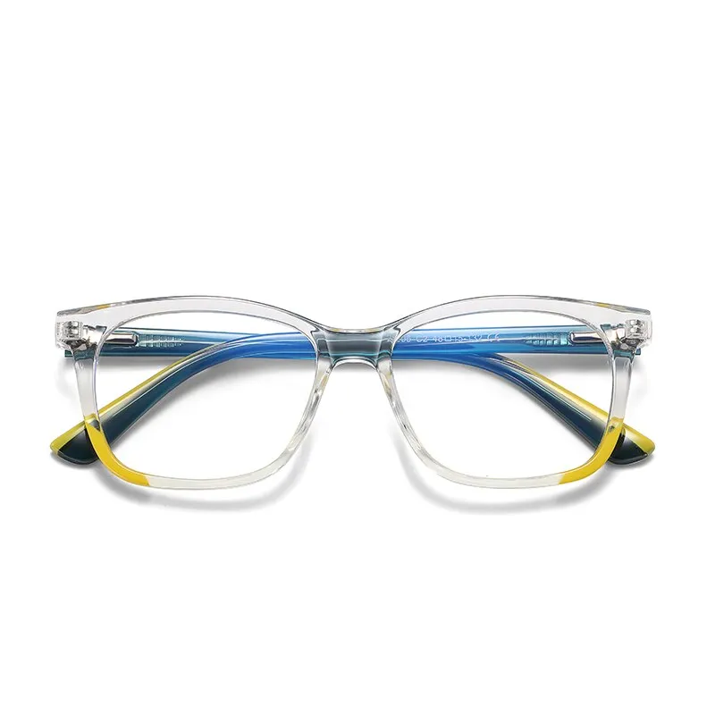 Zirosat Children's Unisex Full Rim Square Tr 90   Cp Eyeglasses 20206